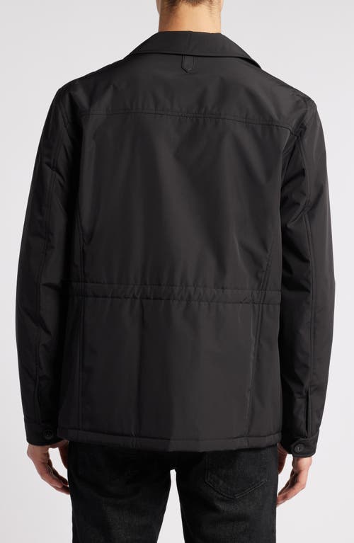 Shop Canali Sahariana Jacket In Black