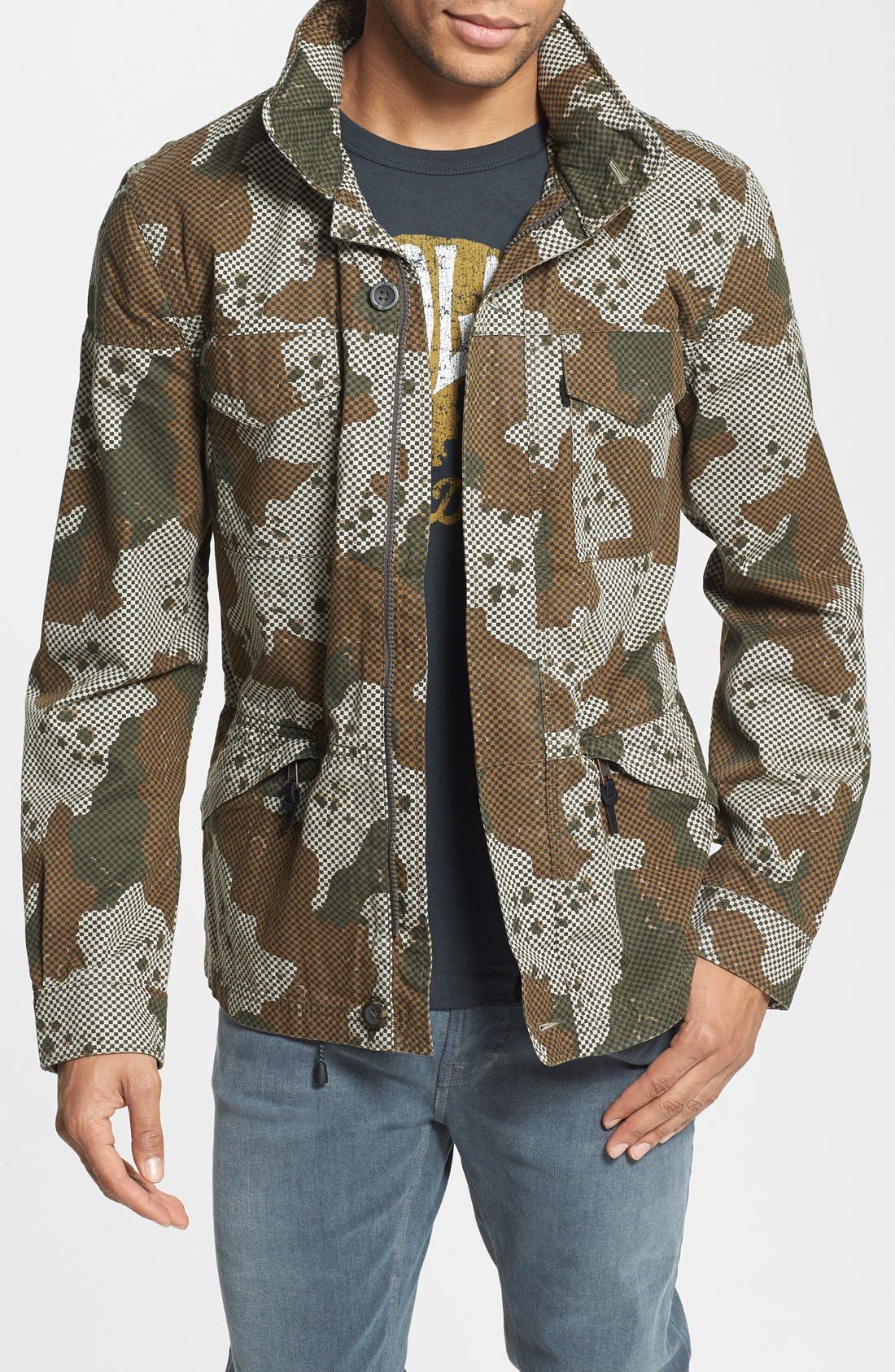 Levi's® Check & Camo Print Field Jacket Nordstrom
