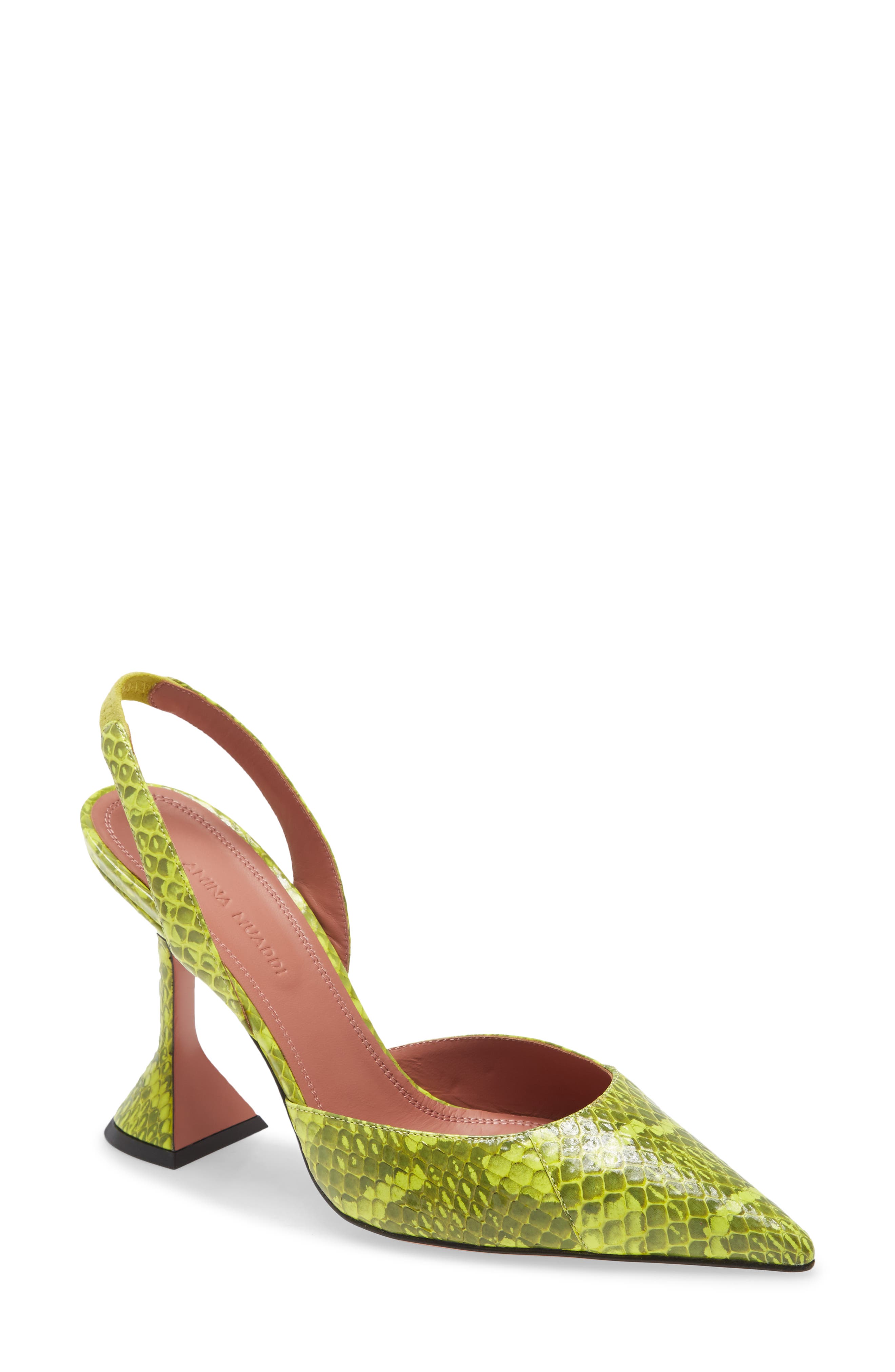 snakeskin slingback shoes