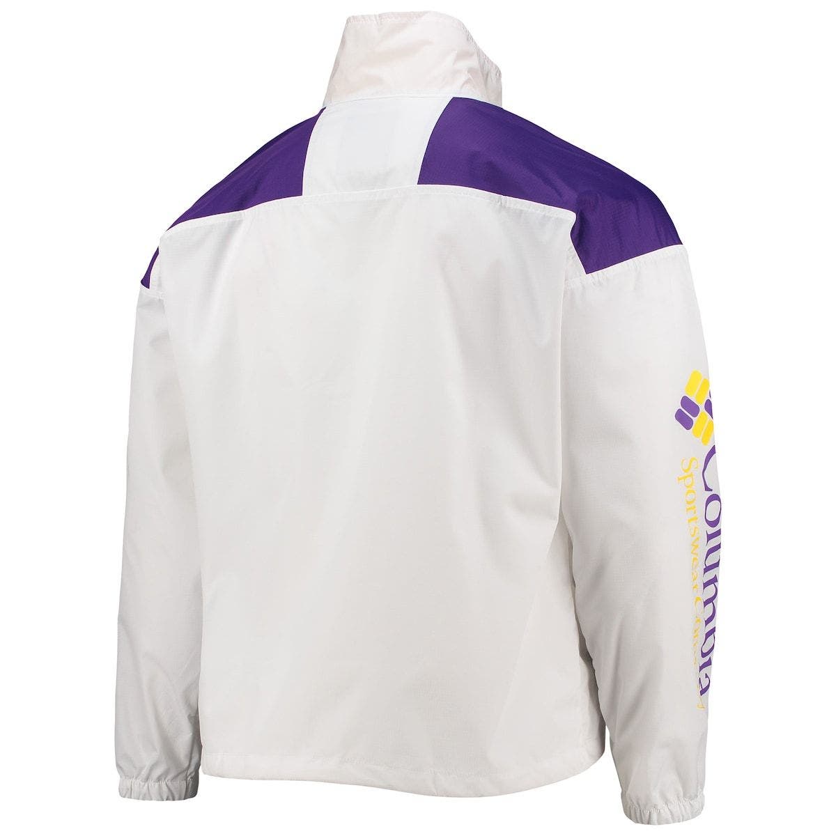 white lsu windbreaker