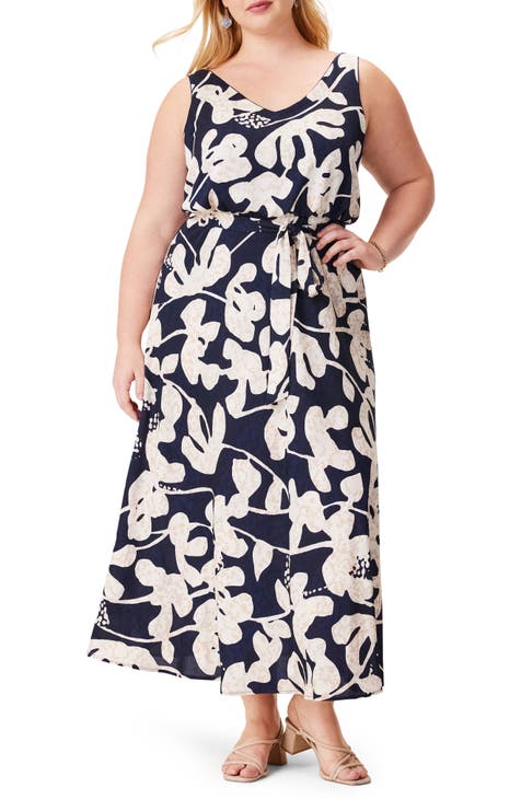 Water Lilies Bianca Maxi Dress (Plus)