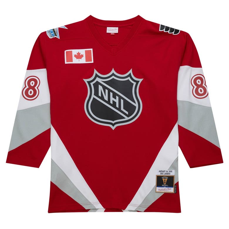 Shop Mitchell & Ness Eric Lindros Scarlet  1999 Nhl All-star Game Blue Line Player Jersey