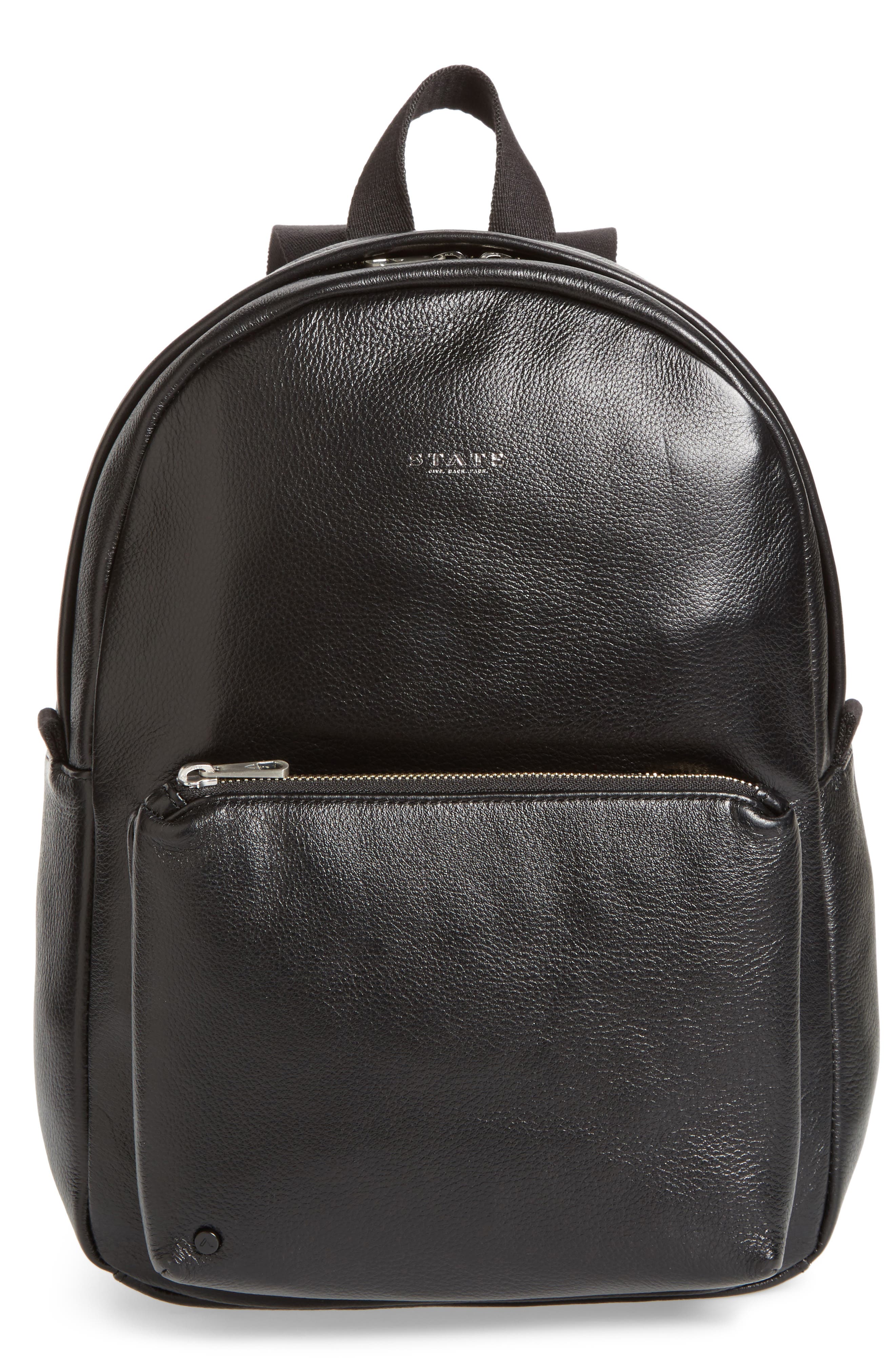 mini lorimer leather backpack