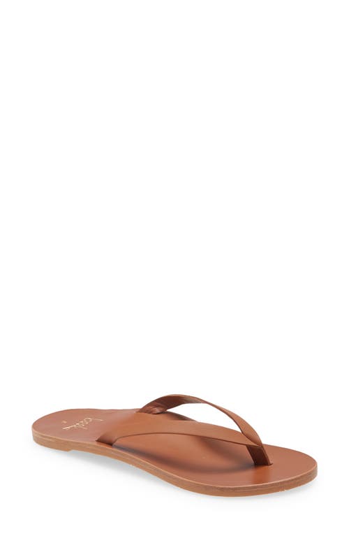 Beek Seabird Flip Flop In Tan/tan