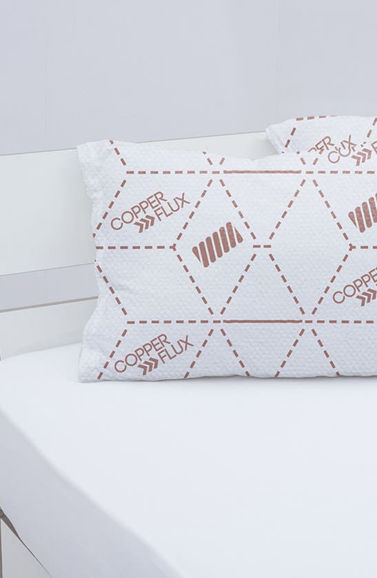 Luxury Home 2-pack Infused Memory Foam Pillows In Copper