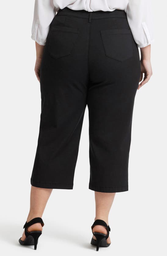 Shop Nydj Crop Utility Pants In Black