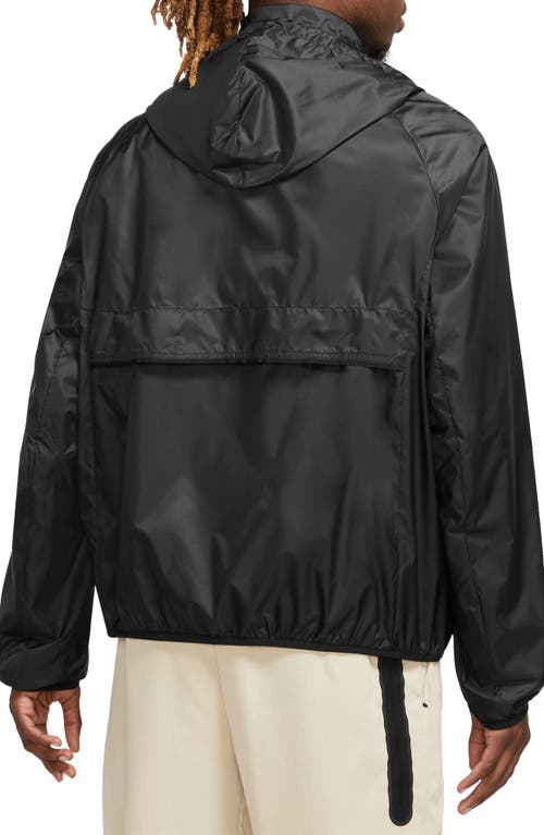 Shop Nike N24 Packable Recycled Polyester Jacket In Black/black