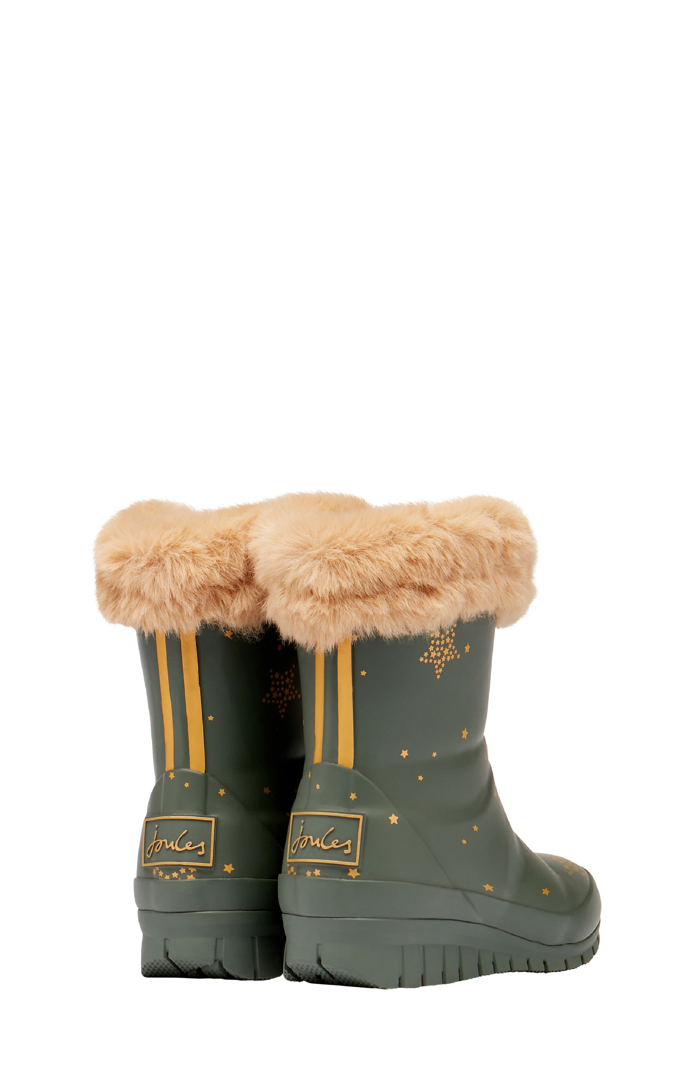 joules fur boots