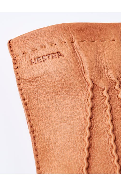 Shop Hestra Henry Leather Gloves In Cork