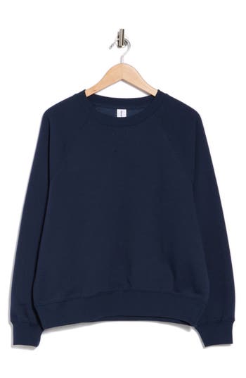 Abound Raglan Sleeve Sweatshirt In Navy Iris