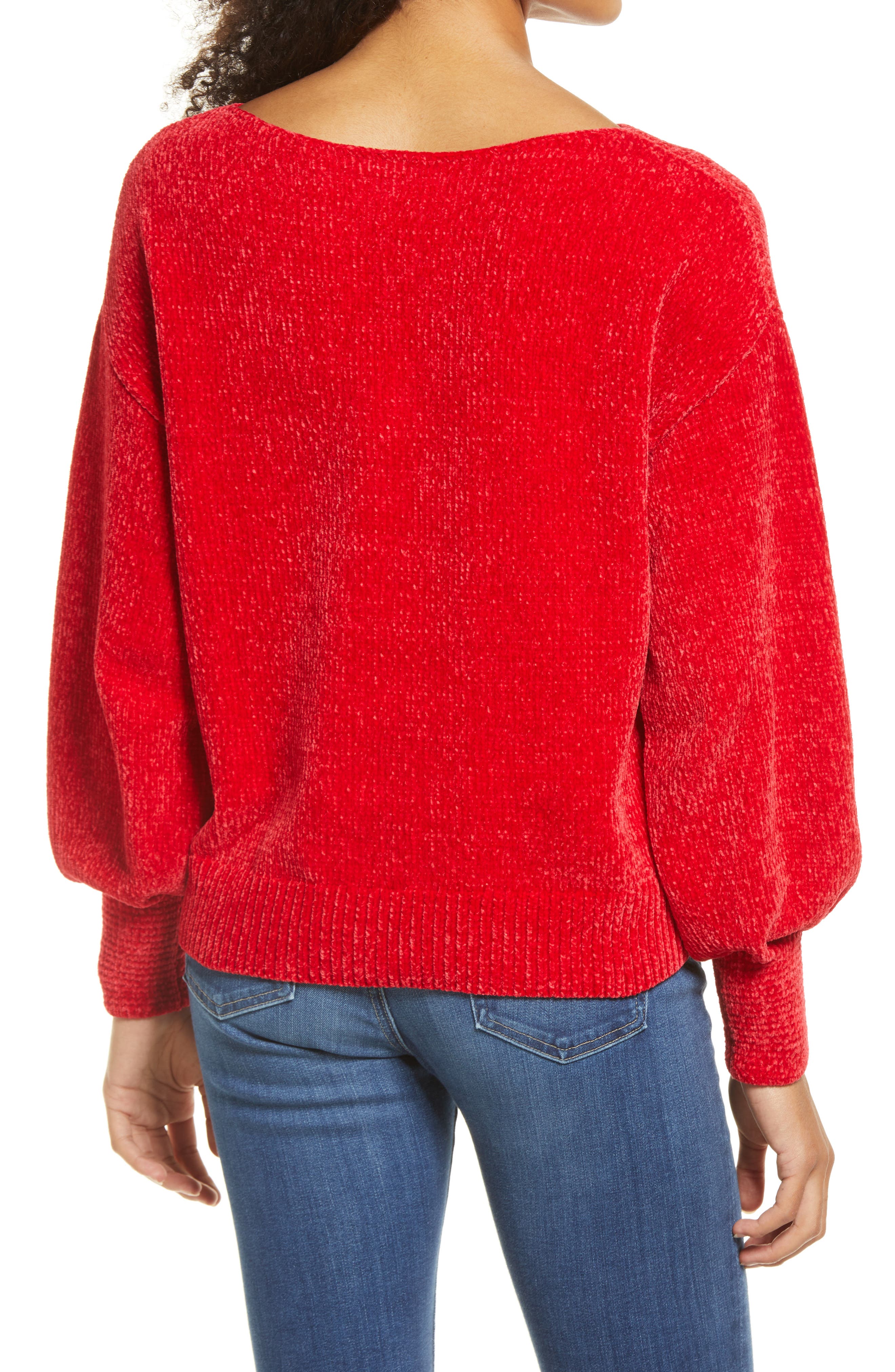 Tommy Bahama Balloon Sleeve Chenille 