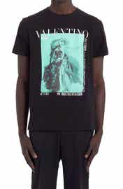 Fendi x Noel Fielding Script Embroidered Cotton T-Shirt | Nordstrom