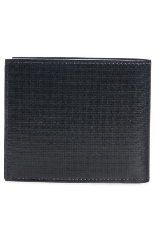 Givenchy 4g Leather Bi-fold Wallet In Black