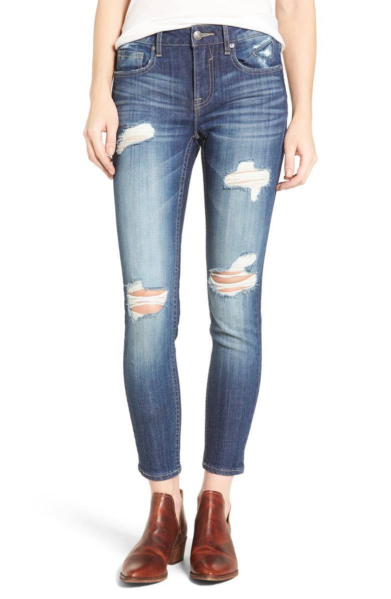 Vigoss Chelsea Deconstructed Skinny Jeans | Nordstrom