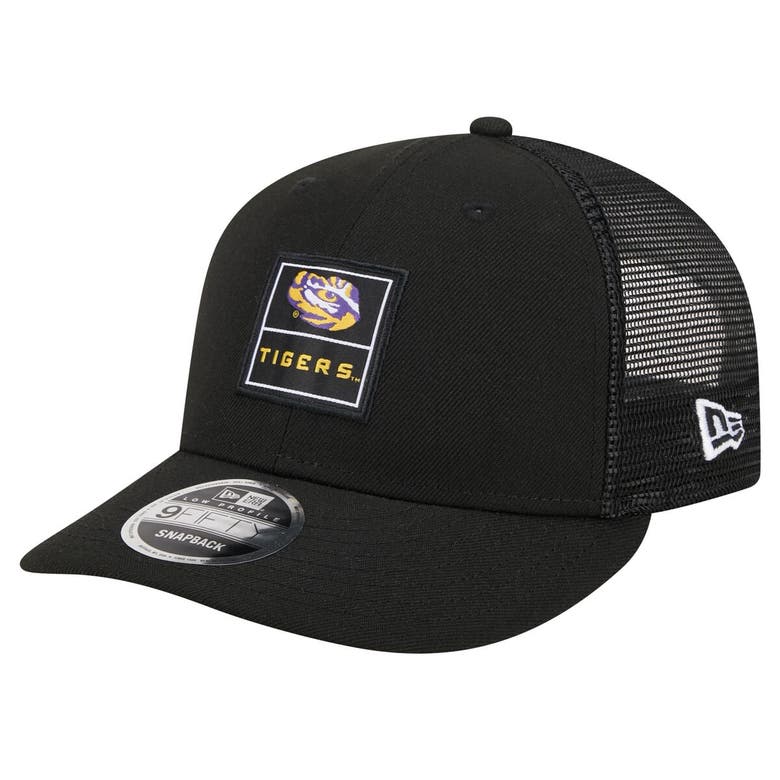 Shop New Era Black Lsu Tigers Labeled 9fifty Snapback Hat