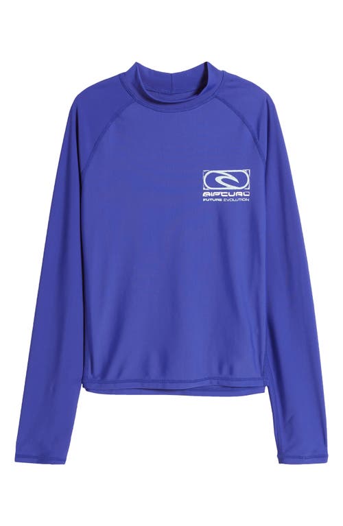 Shop Rip Curl Kids' Future Evolution Uv Long Sleeve Performance Rashguard In Wild Berry