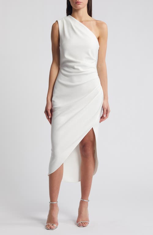 Elliatt Xara One-Shoulder Asymmetric Crepe Cocktail Dress at Nordstrom,