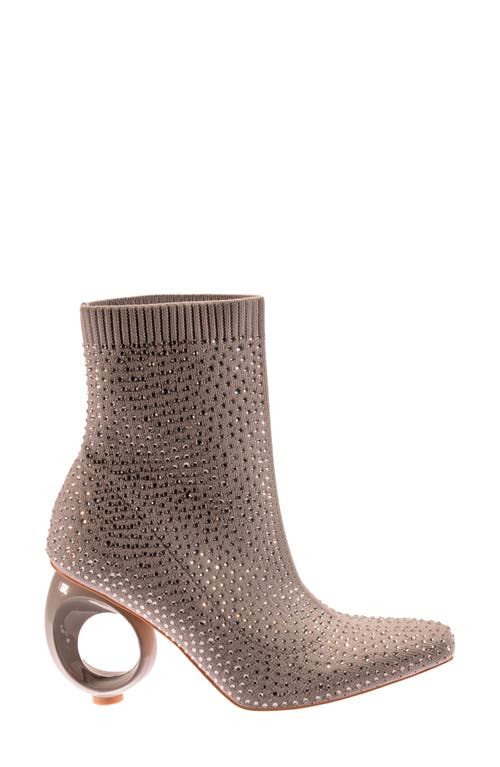 Ninety Union Barb Round Heel Bootie In Silver