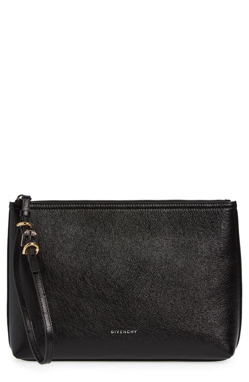 Givenchy Voyou Leather Travel Pouch in Black at Nordstrom