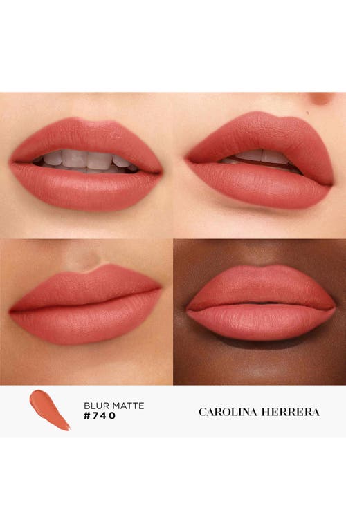 Carolina Herrera Fabulous Kiss Blur Matte Lipstick Refill In 740 Nude Cashmere