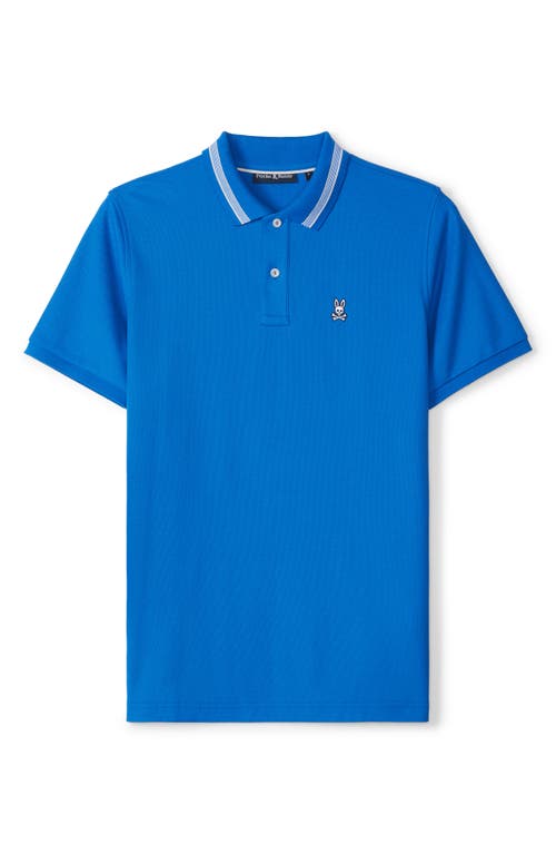 Shop Psycho Bunny Jax Piqué Polo In Nautical Blue