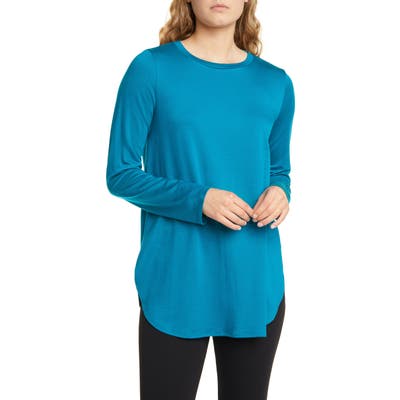 Eileen Fisher Crewneck Tunic, Blue