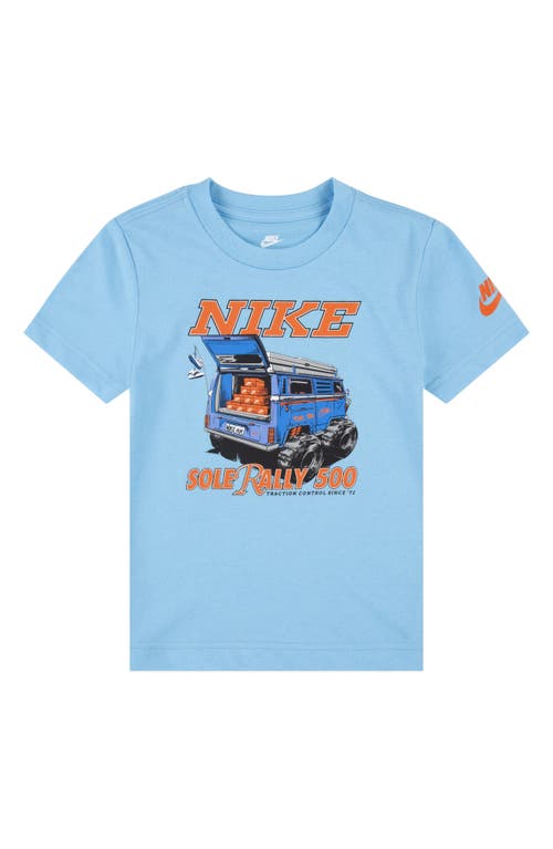 Nike Kids' Air Down Graphic T-Shirt in Aquarius Blue at Nordstrom, Size 2T