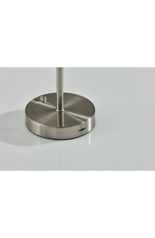 Adesso Lighting Tommy Cordless Led Lamp In Brushed Steel