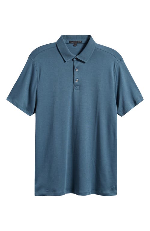 Shop Robert Barakett Georgia Pima Cotton Polo In Orion Blue