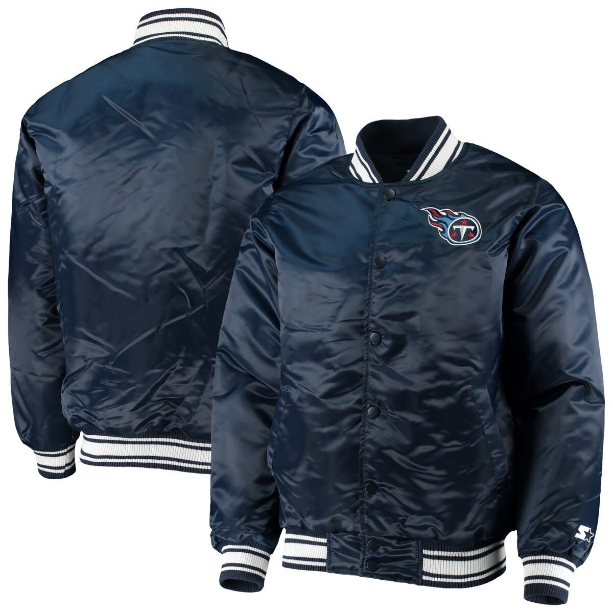 New York Giants Starter The Power Forward Full-Snap Jacket - White