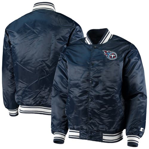 Starter Steelers Leader Varsity Full-Snap Jacket - Men's