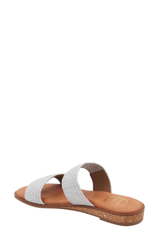 Shop Andre Assous André Assous Galia Featherweights™ Slide Sandal In Silver
