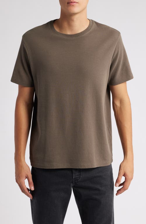 Frame Duo Fold Cotton T-shirt In Taupe