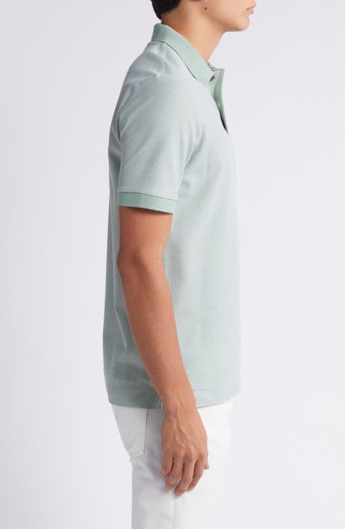 Shop Hugo Boss Boss Phillipson Slim Fit Cotton Polo In Open Green