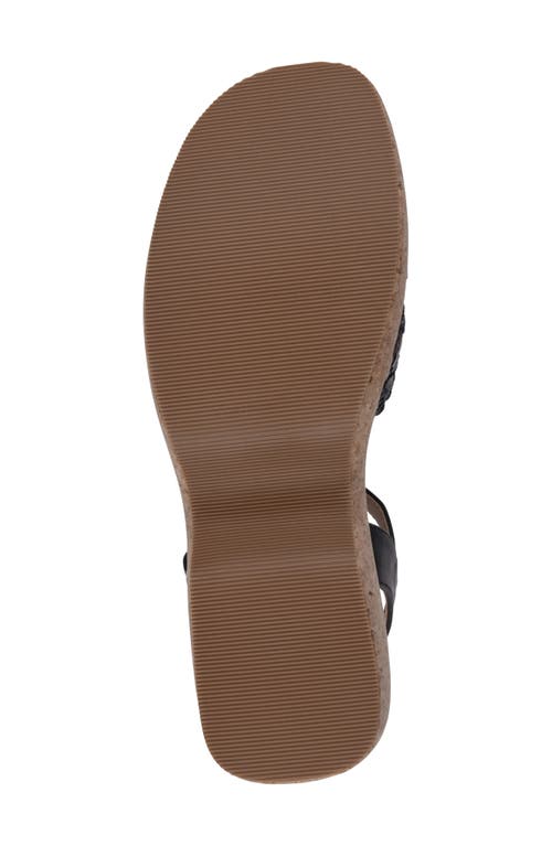 Shop Good Choice New York Lucy Ankle Strap Platform Sandal In Black