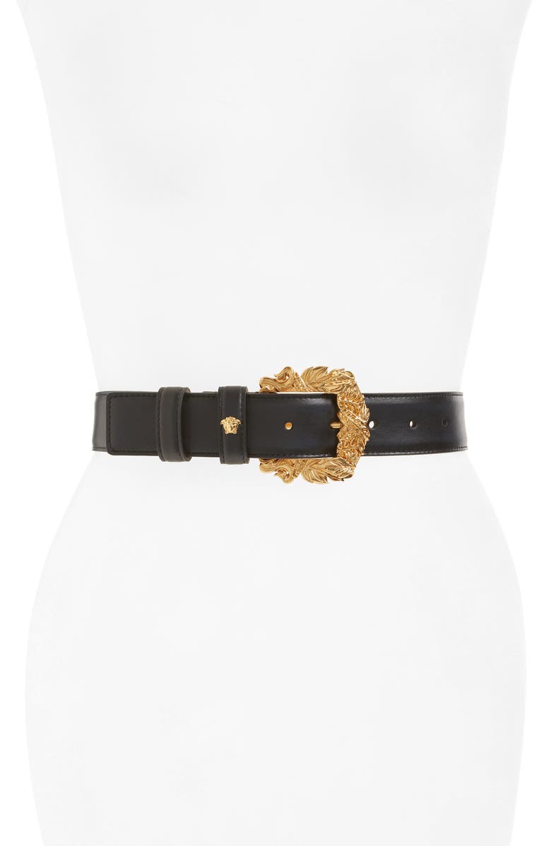 Versace First Line Tribute Leather Belt | Nordstrom