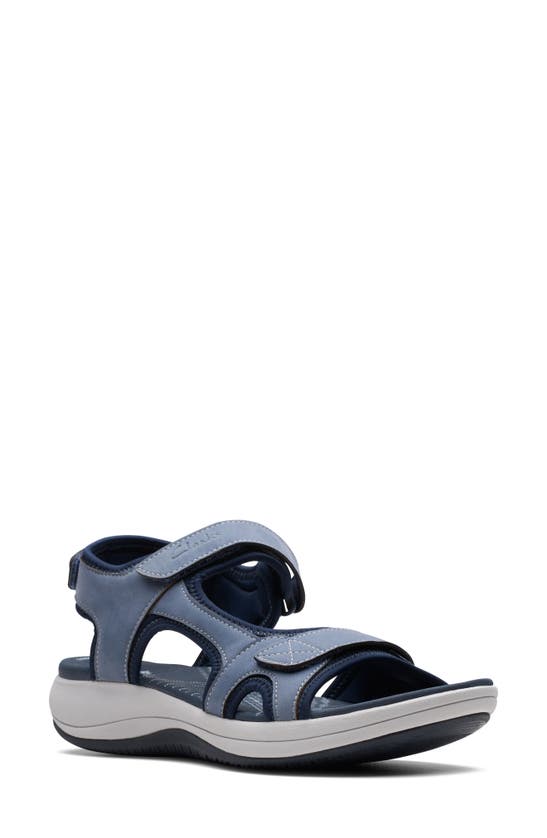 Shop Clarks Mira Bay Sandal In Denim Blue