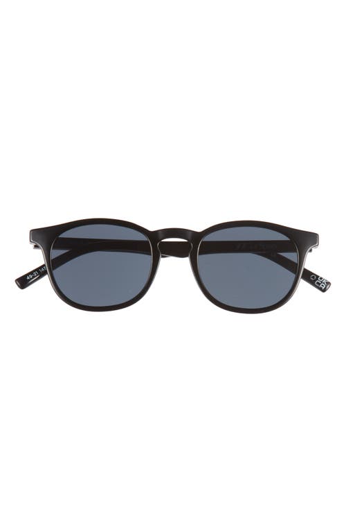 Club Royale 48mm Round Sunglasses in Black