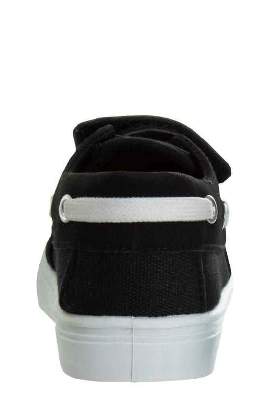 Shop Beverly Hills Polo Club Kids' Moc Toe Sneaker In Black/ White