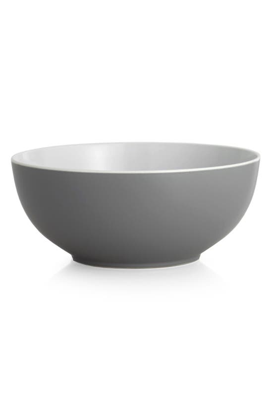 Nambe Pop Deep Serving Bowl In Slate