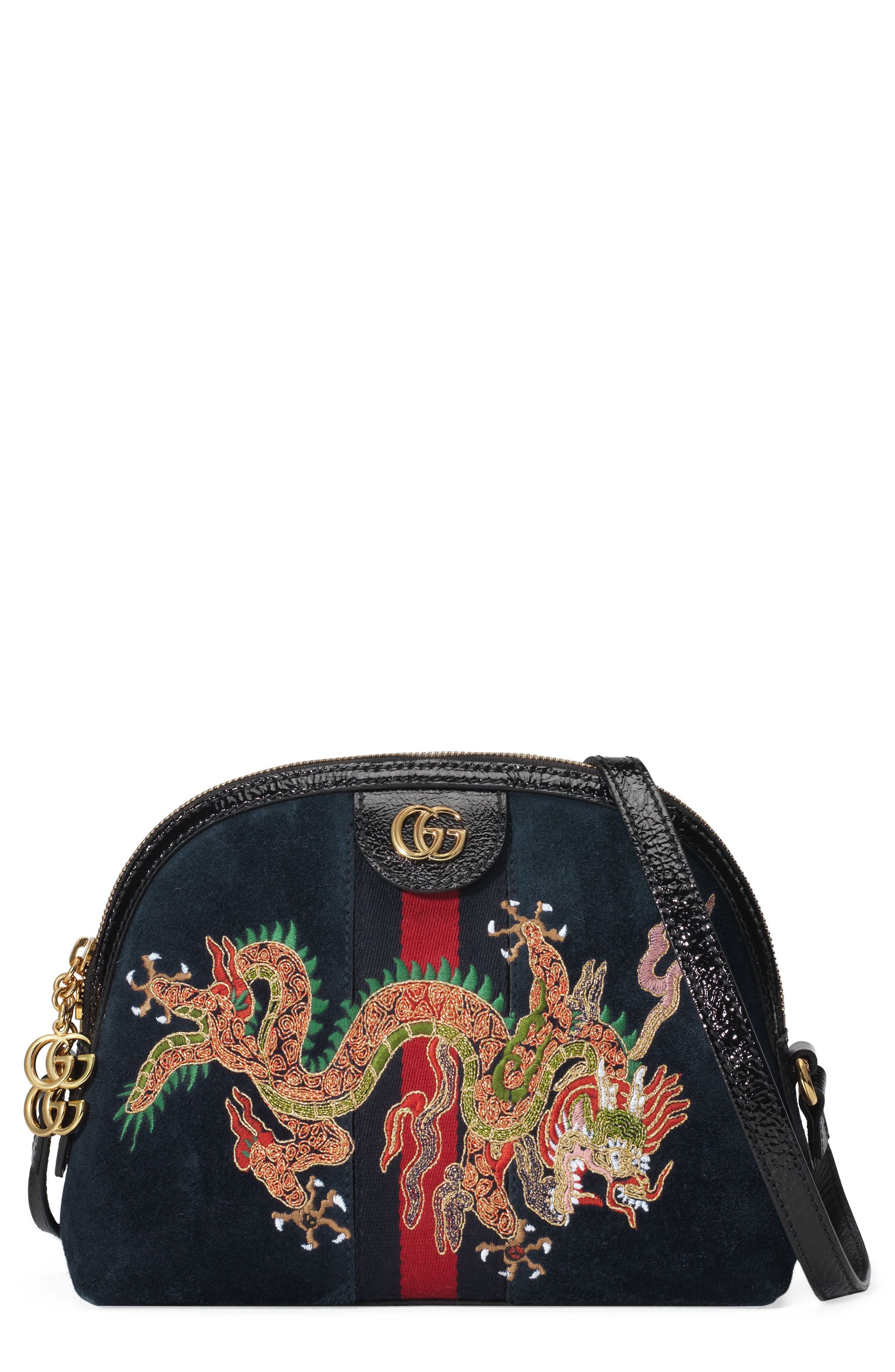 Gucci Small Linea Dragon Embroidered 