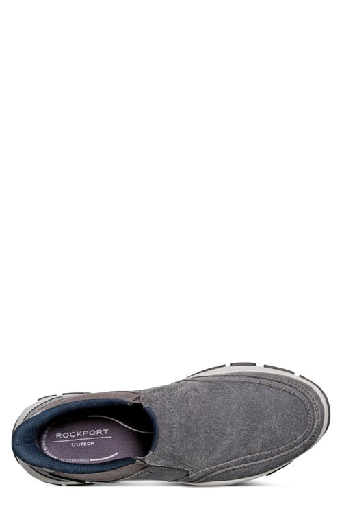 Rockport Reece Water Resistant Slip-on In Medium Gray