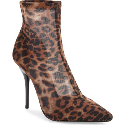Steve Madden Dalen Mesh Bootie- Brown