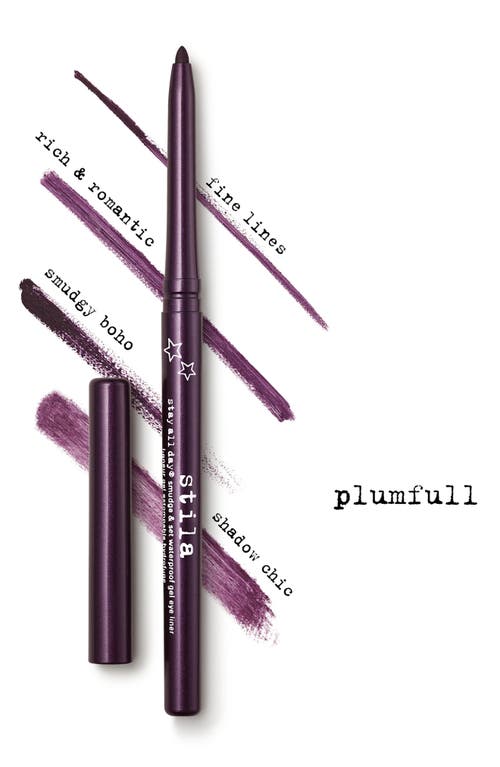 Shop Stila Stay All Day® Smuge & Set Waterproof Gel Eyeliner In Plumfull