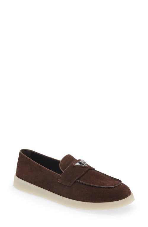 Prada Saint Tropez Suede Loafer at Nordstrom,