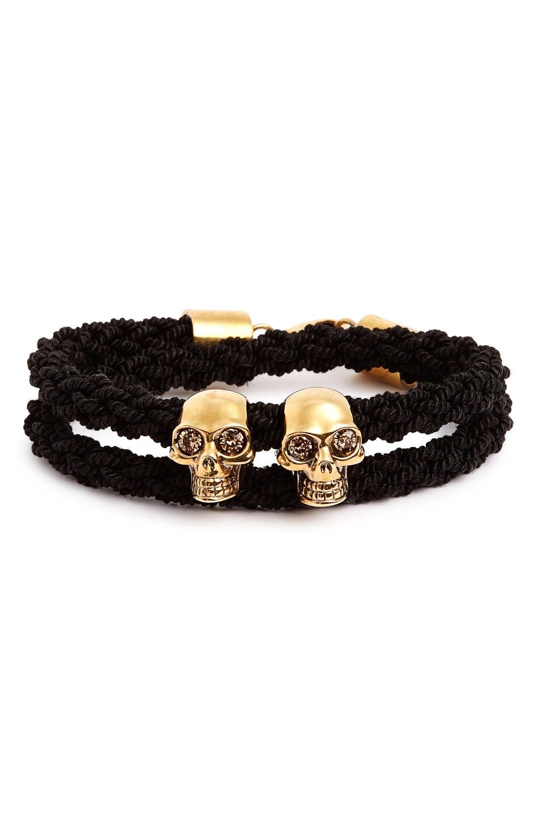 skull rope bracelet
