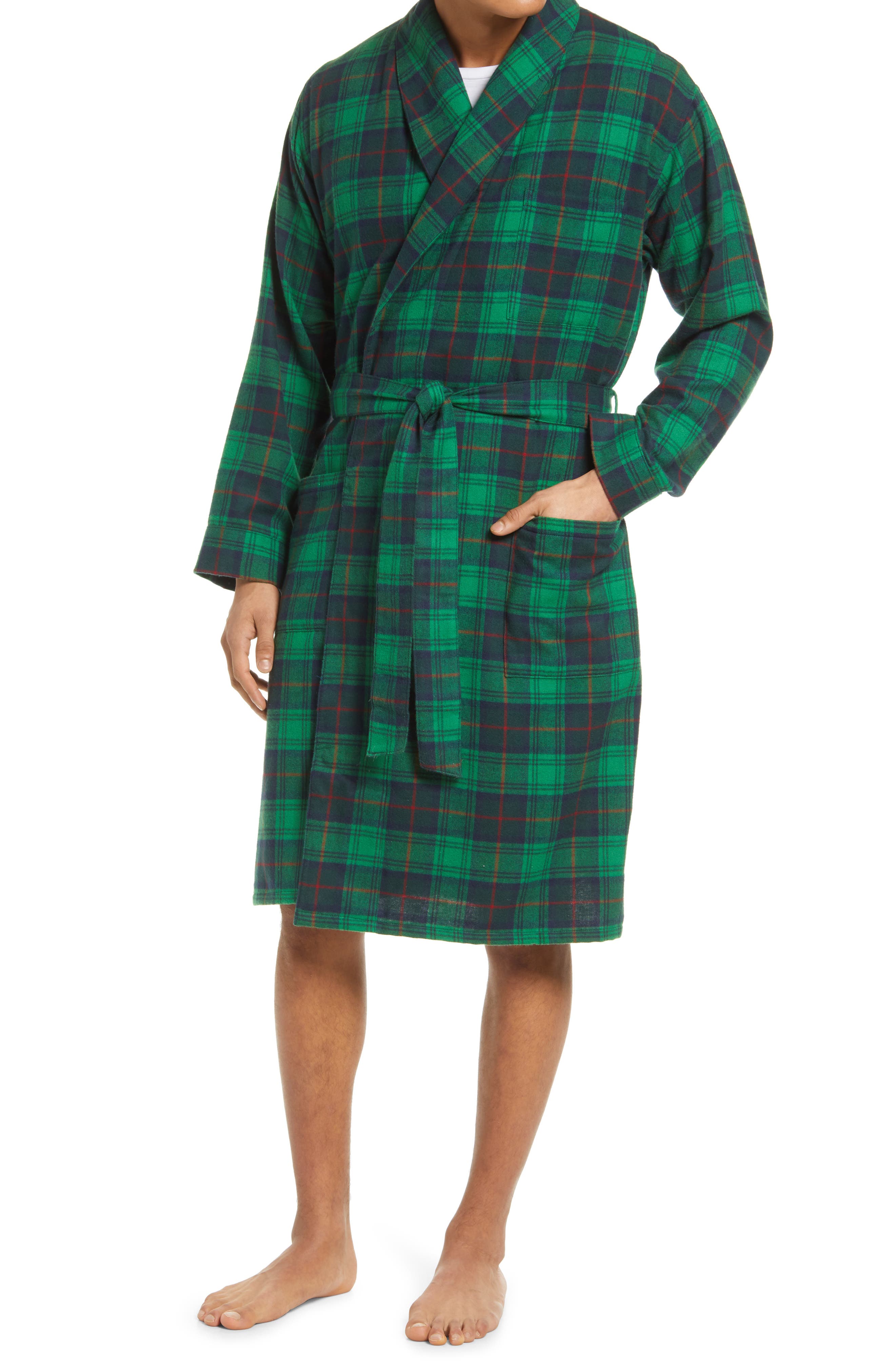 polo flannel robe