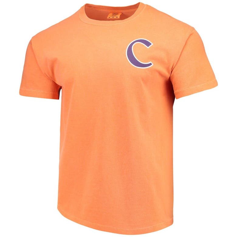 Shop Image One Orange Clemson Tigers Baseball Flag Comfort Colors T-shirt