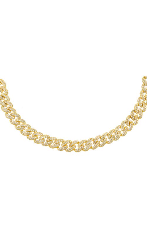 BY ADINA EDEN Pavé Chain Link Choker in Gold