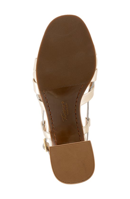 Shop Trotters Luna Slingback Sandal In Champagne